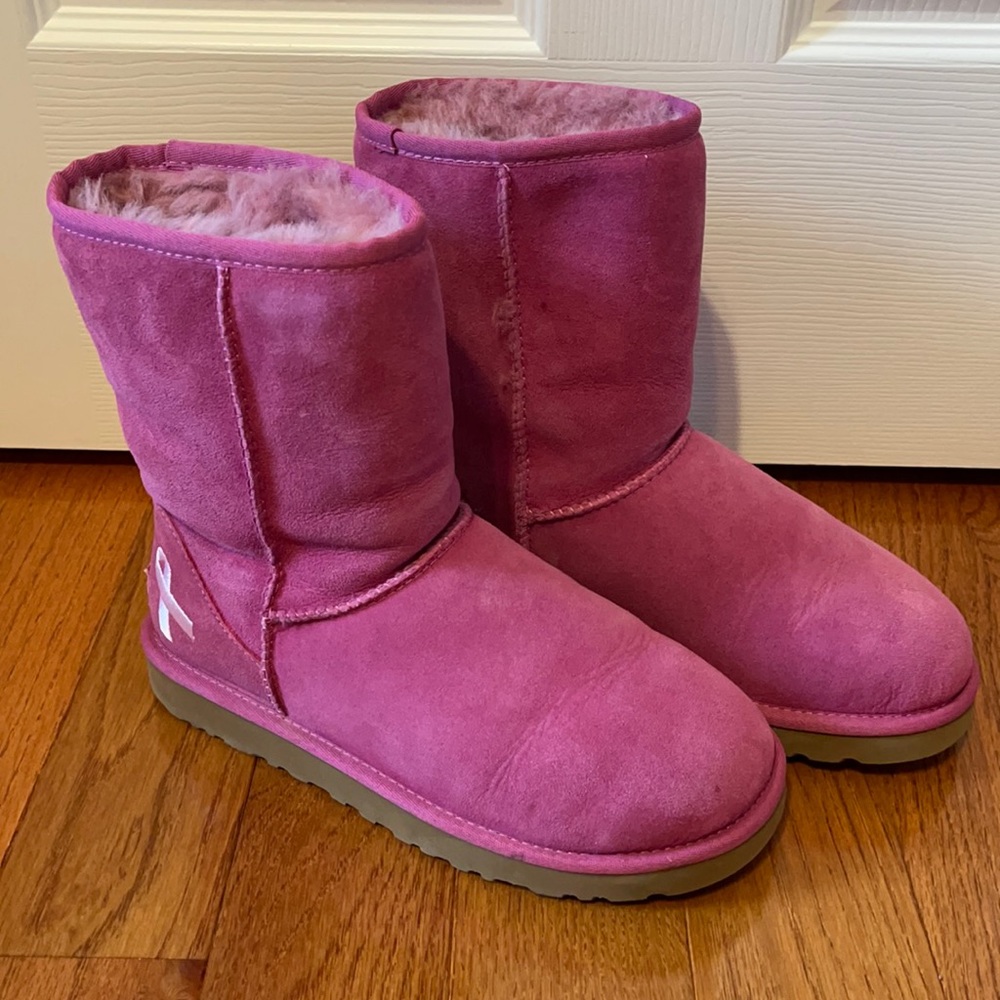 UGGS PINK BREAST CANCER ADDITION BOOTS